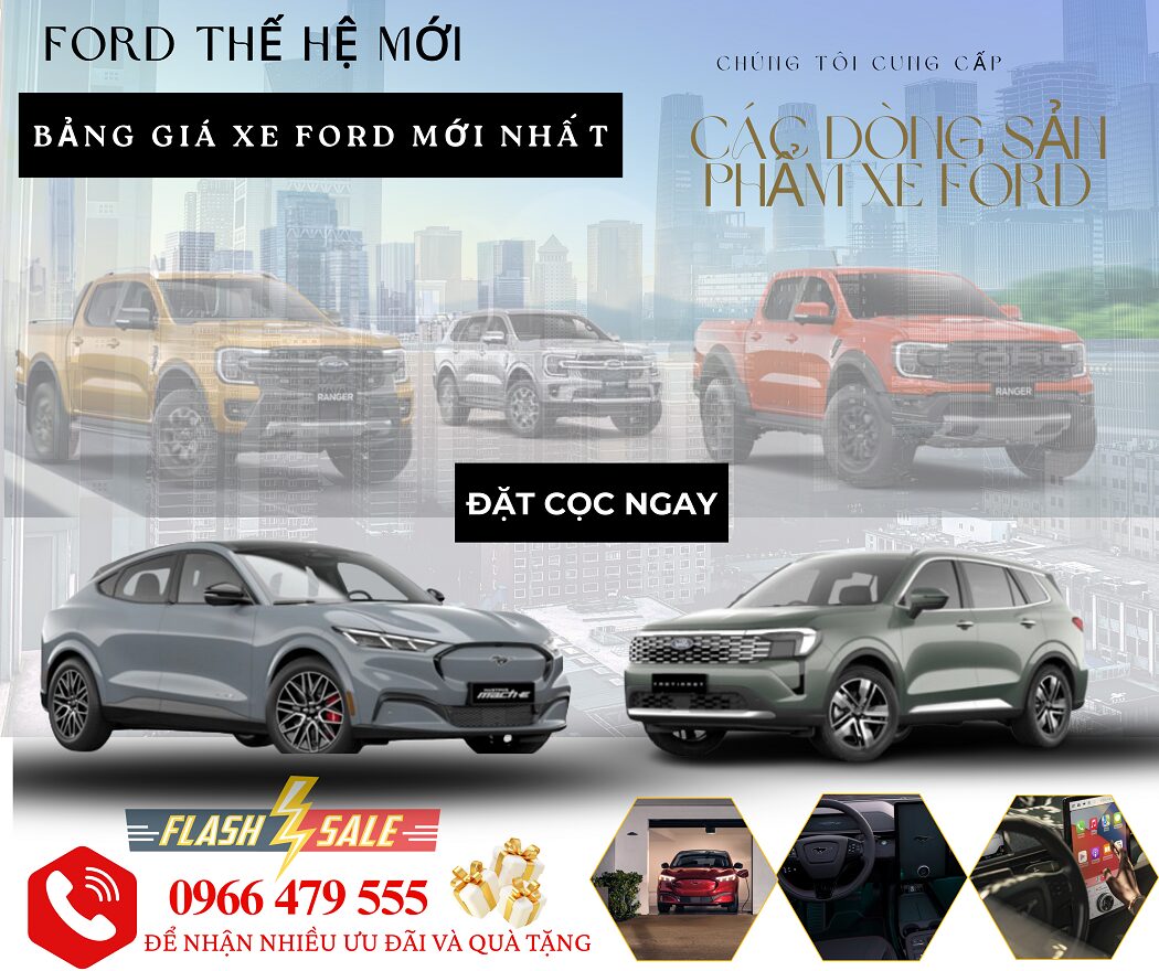 Bảng giá xe Ford mới nhất