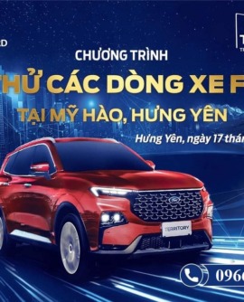 Hải Dương Ford giới thiệu sự kiện lái thử xe Ford tại Mỹ Hào Hưng Yên