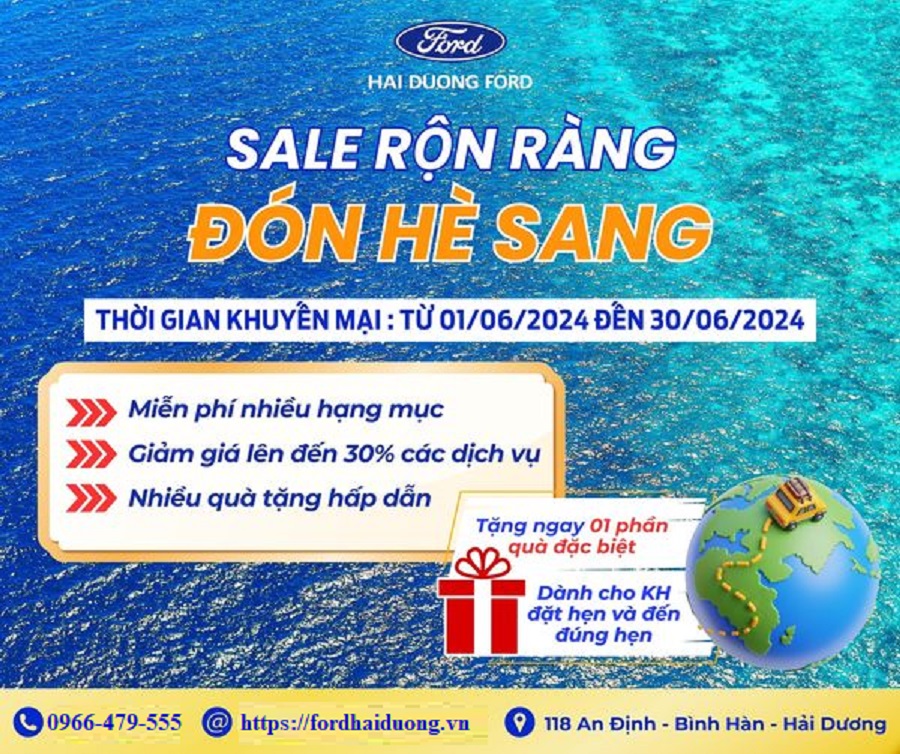 Đại lý Ford Hải Dương - Sale rộn ràng – đón hè sang