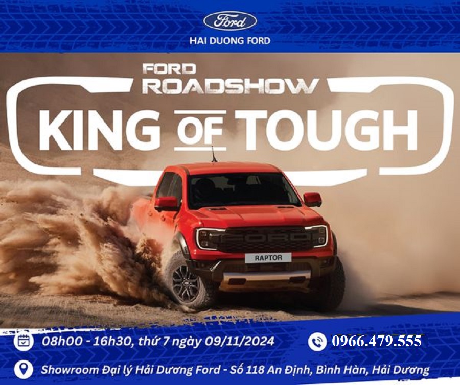 Showroom Đại lý Hải Dương Ford - Ford Roadshow – King of tough