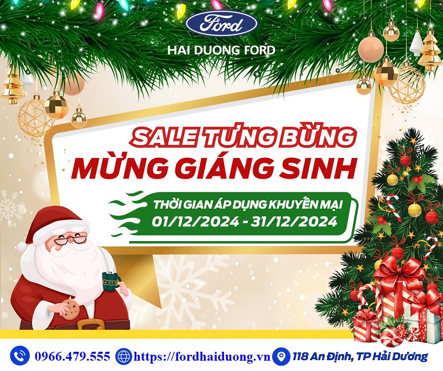 Hải Dương Ford Sale tưng bừng – mừng giáng sinh