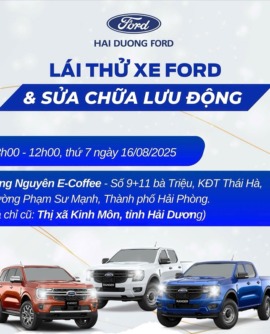 Chương trình lái thử xe Ford & sửa chữa lưu động