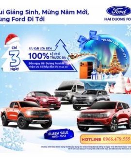 Đại lý Hải Dương Ford – Đón giáng sinh – săn deal khủng