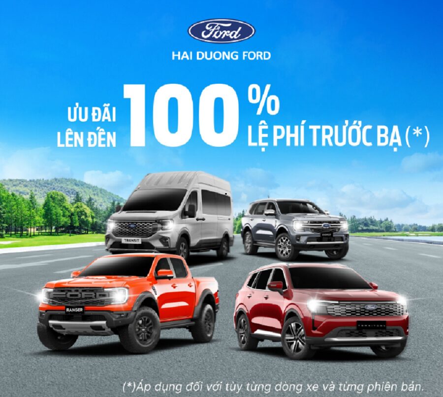 Chương Trình Ưu Đãi Tháng 3 Tại Hải Dương Ford