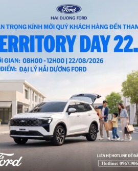 Ford Territory day 22.8 – sẵn sàng khám phá Ford Territory Platium mới